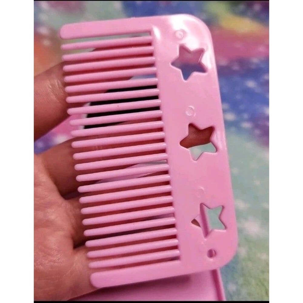 Boda My Melody Compact Mirror & Comb Sanrio Hello Kitty Kawaii Beauty Travel - Picture 3 of 4